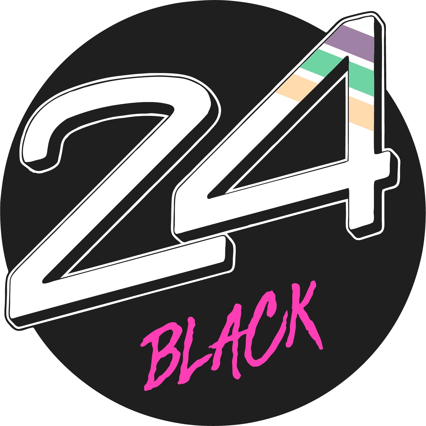 24 Black Vintage