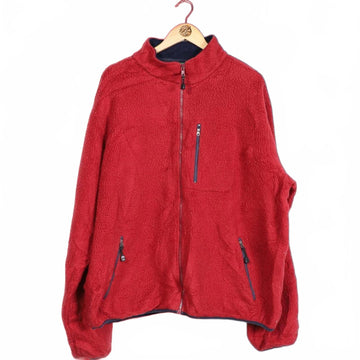 L.L.Bean Men's Red Fleece Jacket