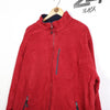 L.L.Bean Men's Red Fleece Jacket