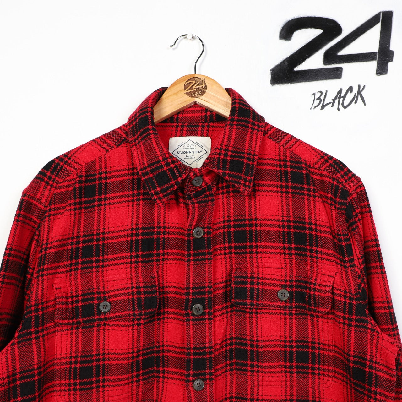 Vintage St. Johns Bay Flannel Shirt