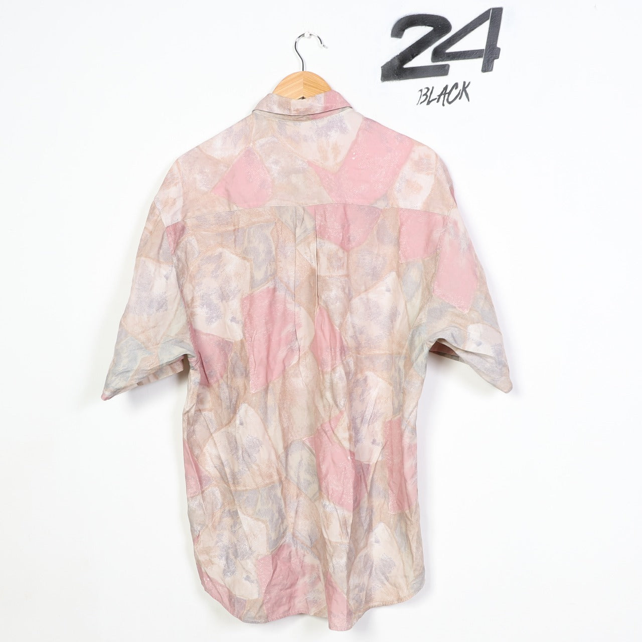 Vintage Club D'Amingo Abstract Silk Shirt