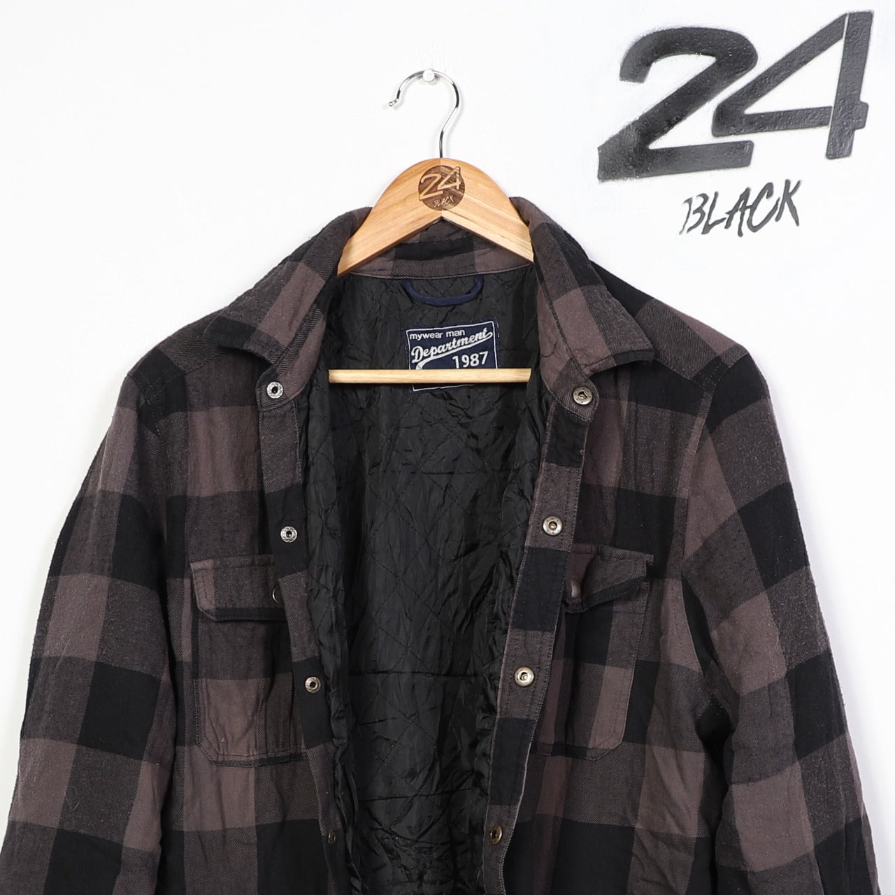 Vintage Quilted Checkered Shirt