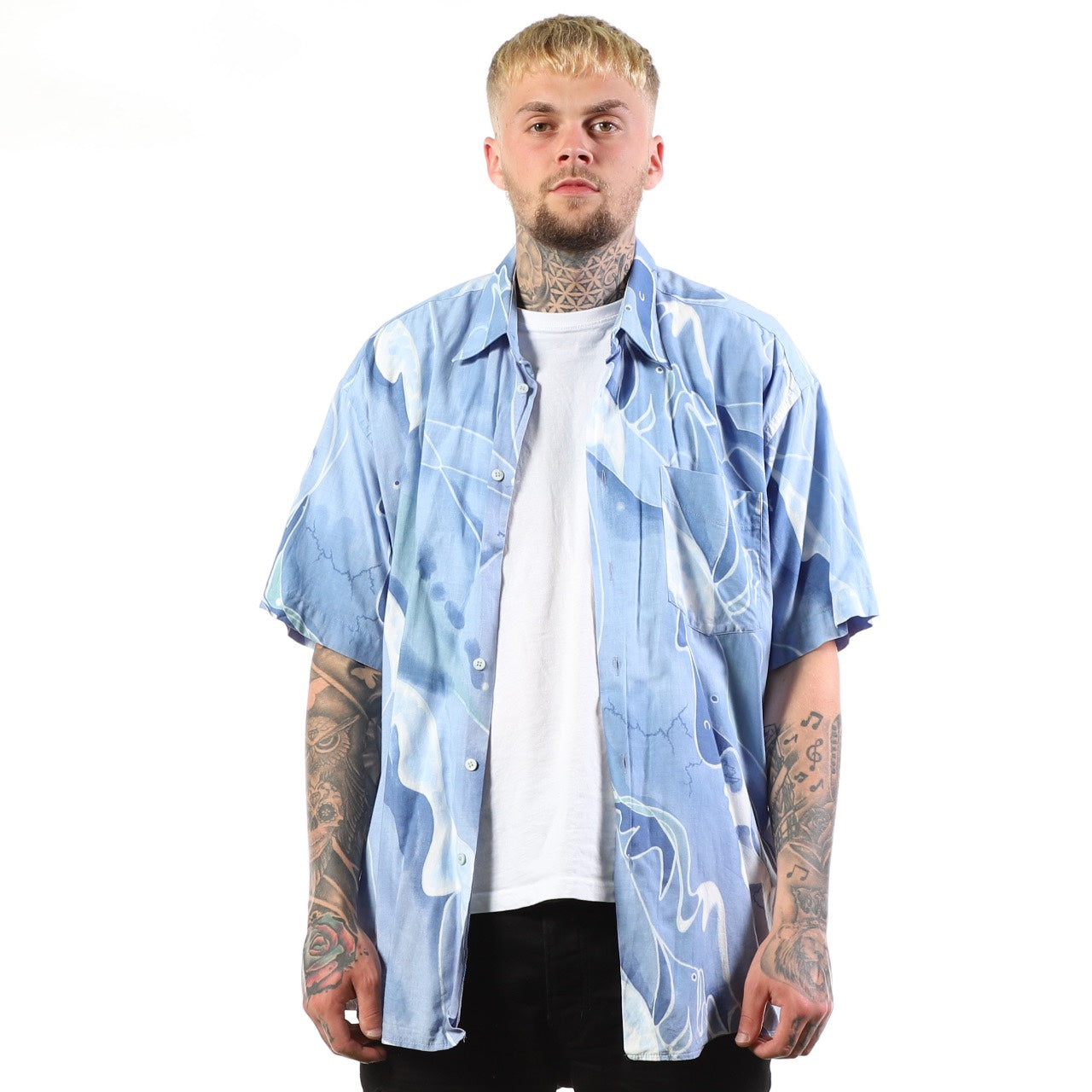 Vintage Abstract Patterned Shirt