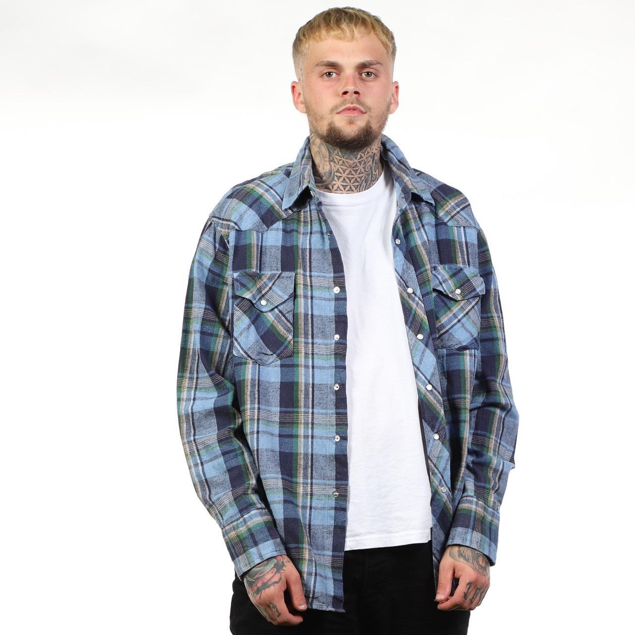 Vintage Checkered Wrangler Shirt