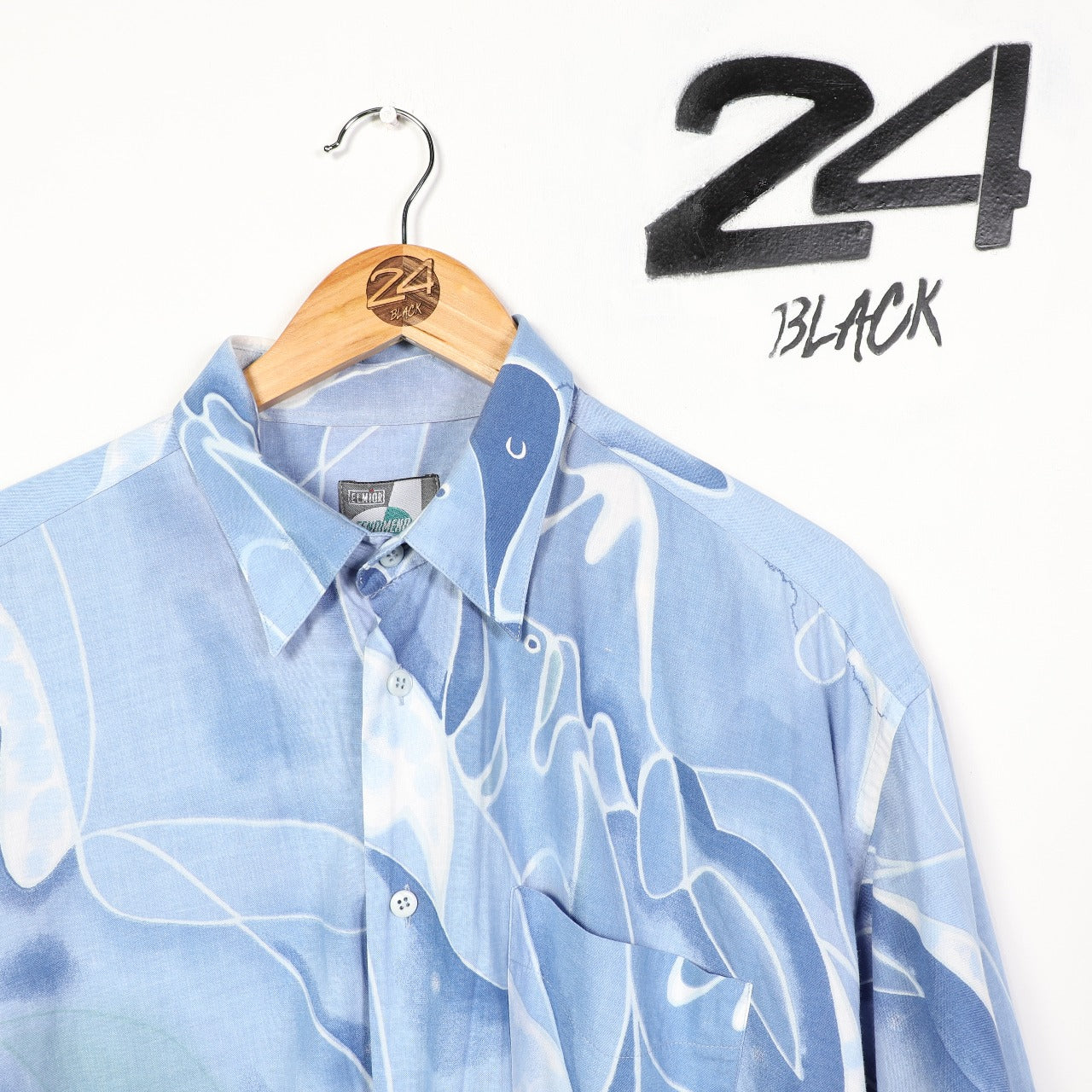 Vintage Abstract Patterned Shirt