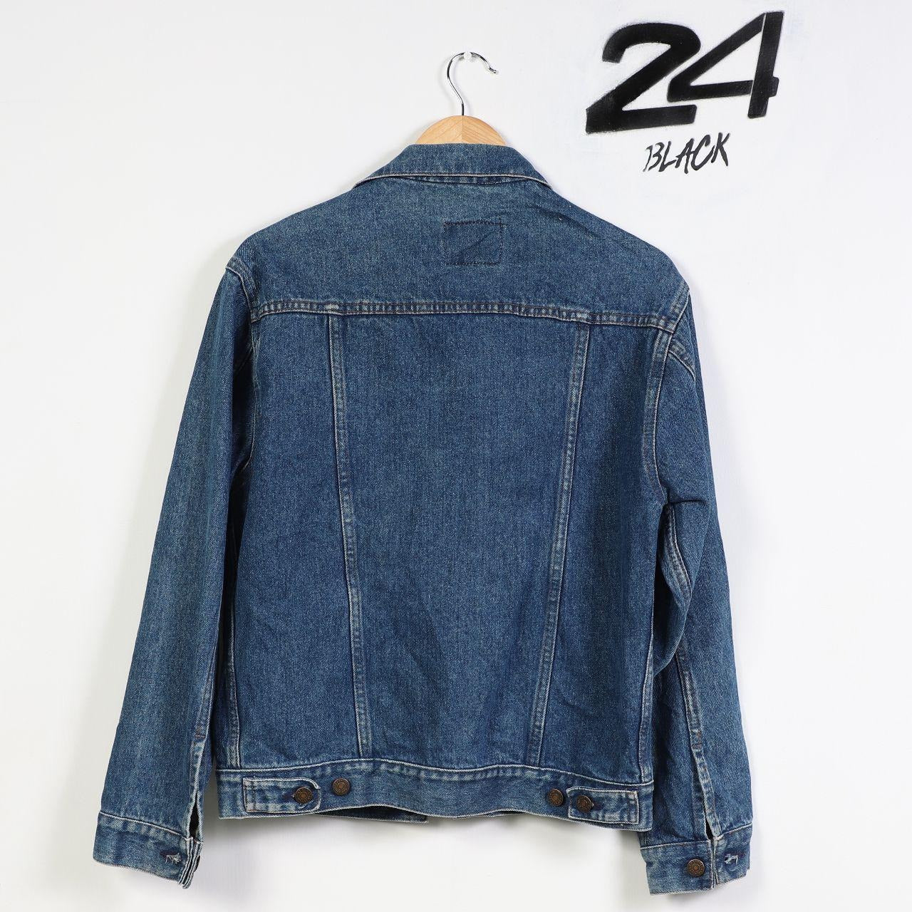 Vintage GAP Denim Jean Jacket with Red Lining and Hoodie