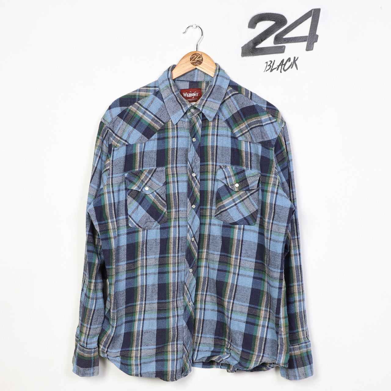 Vintage Checkered Wrangler Shirt