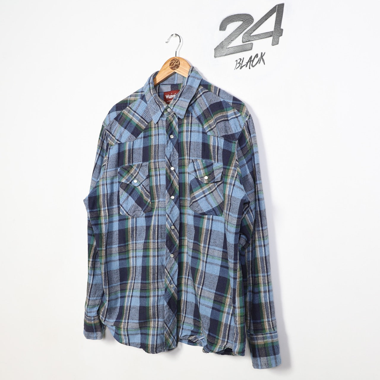 Vintage Checkered Wrangler Shirt