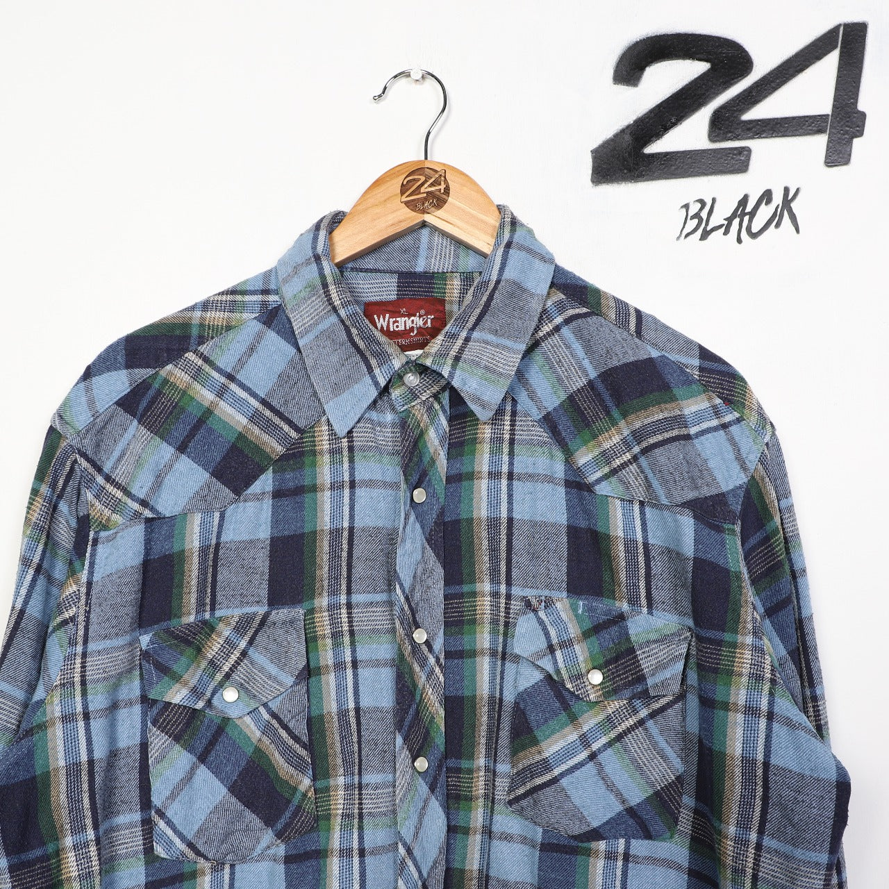 Vintage Checkered Wrangler Shirt