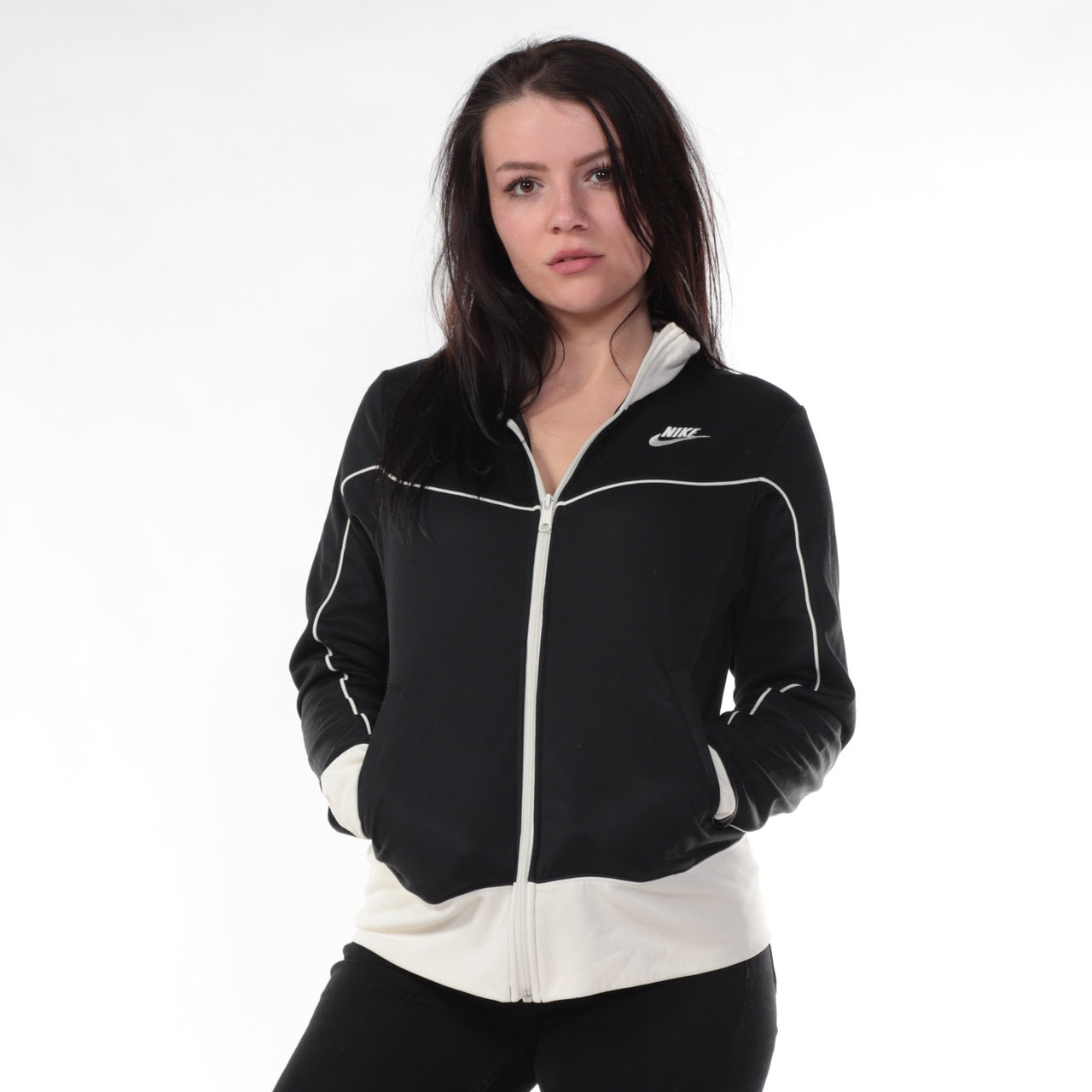 Vintage Nike Track Jacket - 24 Black Vintage