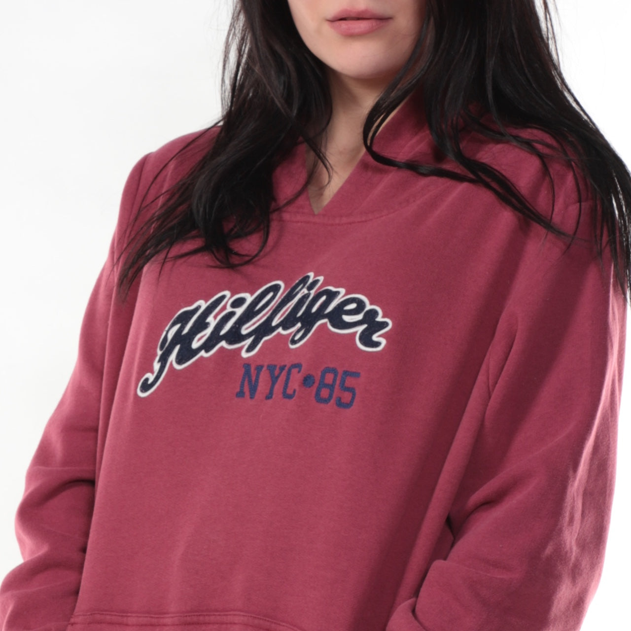 Vintage Tommy Hilfiger Hoodie - 24 Black Vintage