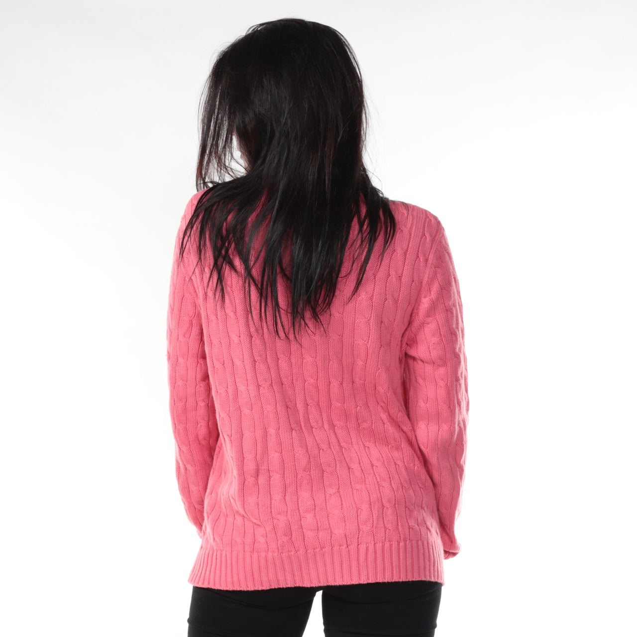 Vintage Ralph Lauren Knitted Jumper - 24 Black Vintage