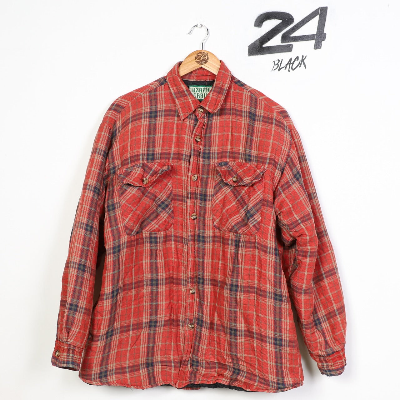 Vintage Quilted Flannel Shirt