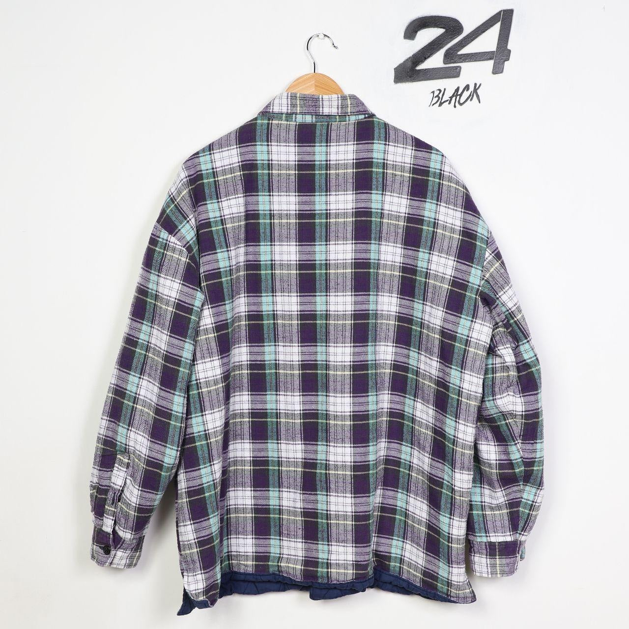 Vintage Quilted Flannel Over Shirt