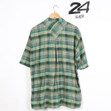 Vintage Short Sleeved Plaid Shirt