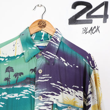 Vintage Patterend Silk Shirt