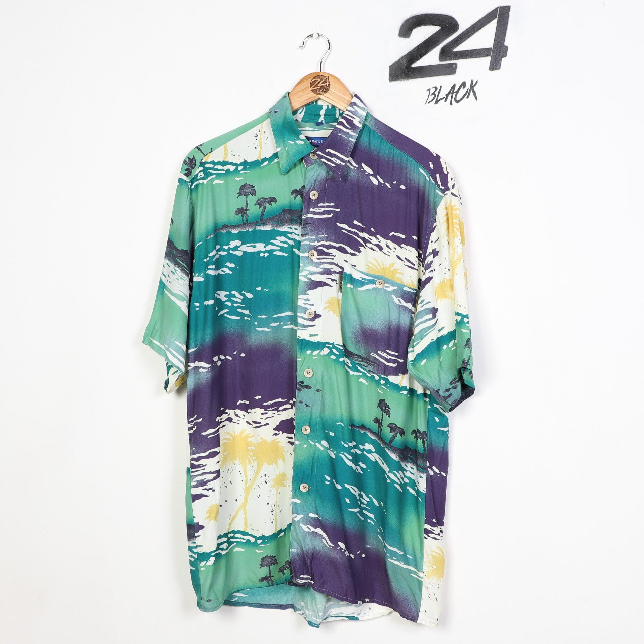 Vintage Patterend Silk Shirt