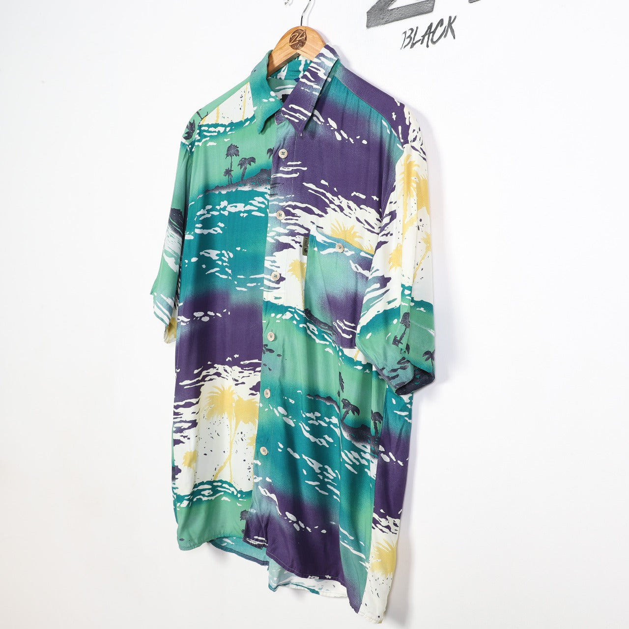 Vintage Patterend Silk Shirt