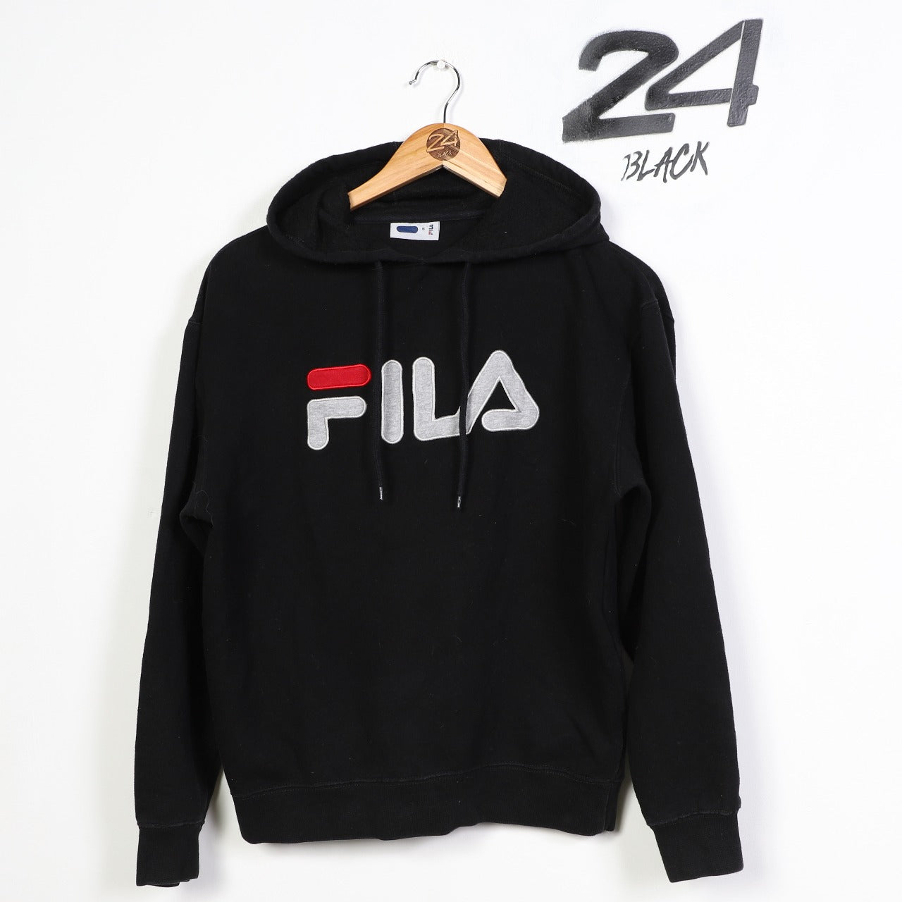 Vintage Fila Big Logo Hoodie