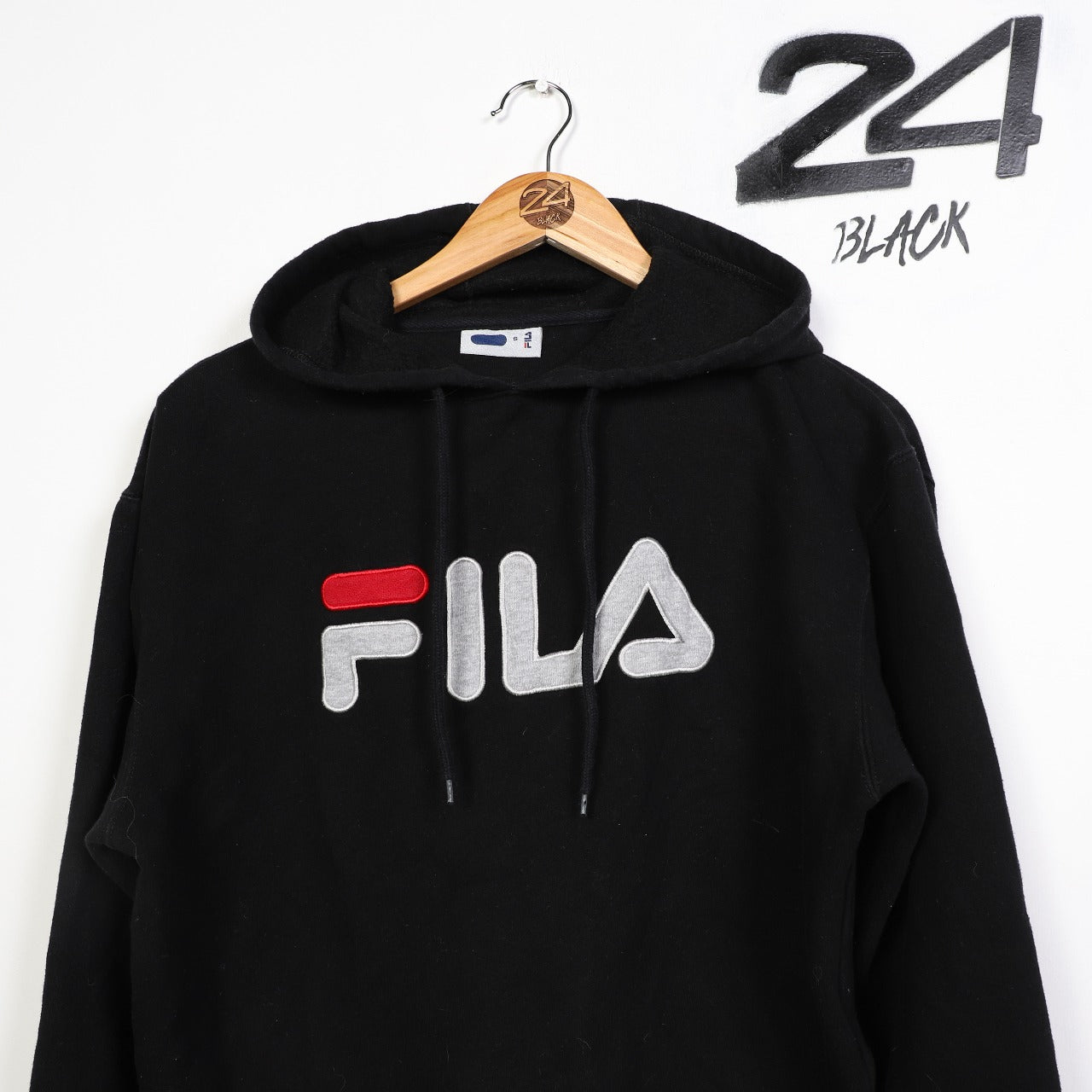 Vintage Fila Big Logo Hoodie