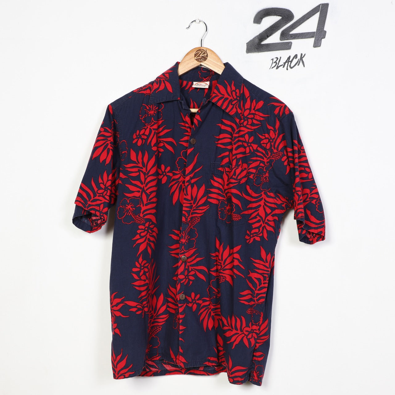 Vintage Go Barefoot Hawaiian Shirt