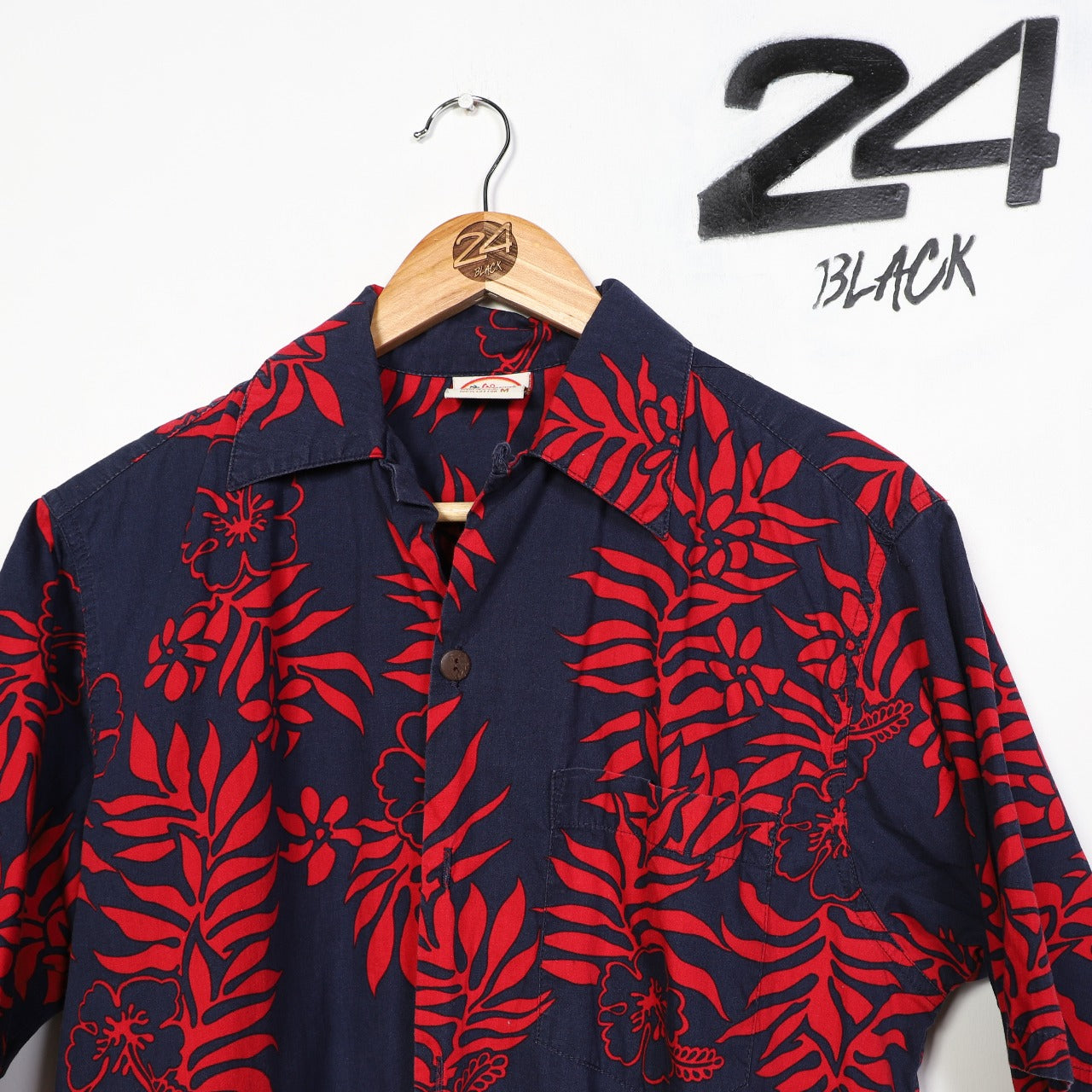 Vintage Go Barefoot Hawaiian Shirt