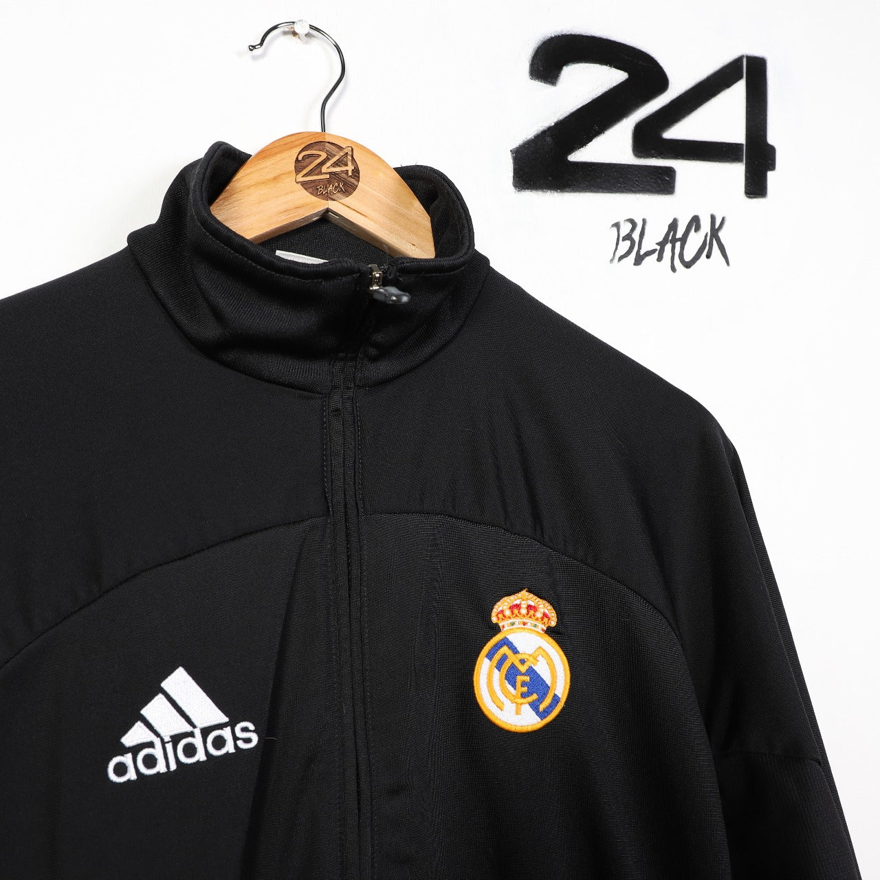 Vintage Adidas Track Jacket - Real Madrid