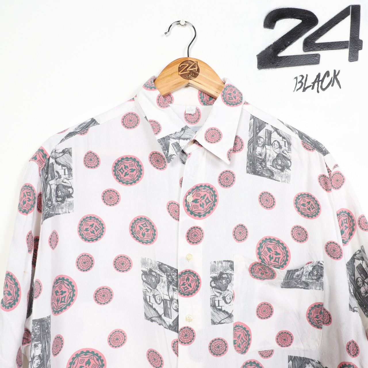 Vintage Patterned Festival Shirt